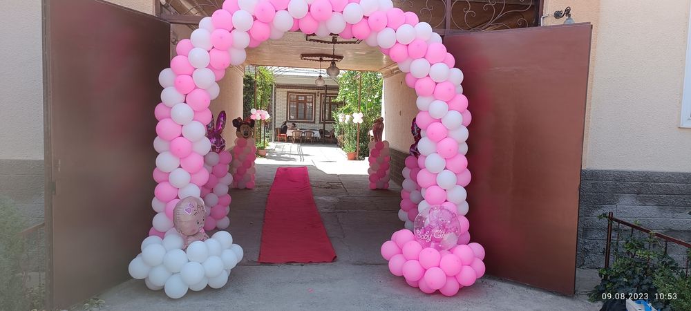 Afarmleniya oformleniya shar blan bezatish xizmati chegirmada skidkada