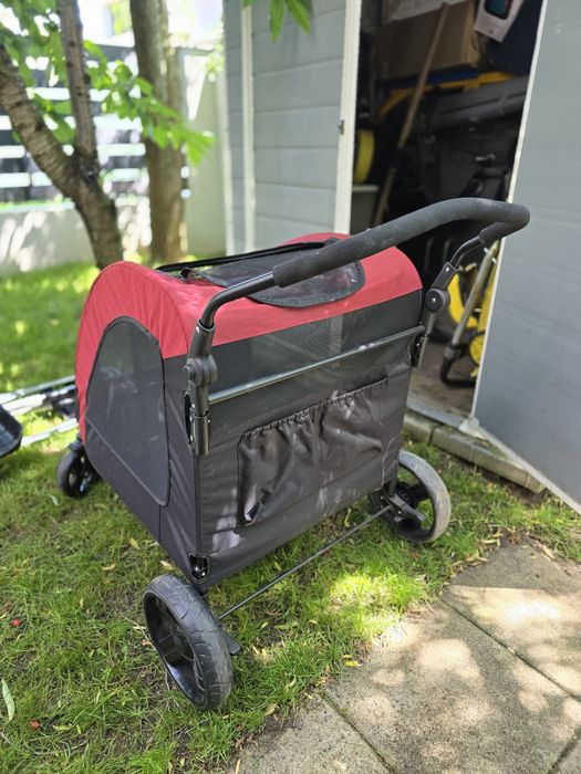 PawHut carucior transport Caini medii-mari pana la 55 kg carut