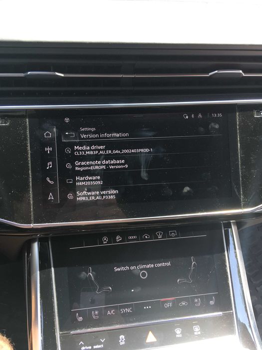 Audi MIB3 Region Converted Mib3P Premium Change Region Конвертиране Fm