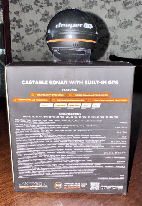 Эхолот Deeper Pro+ продается.