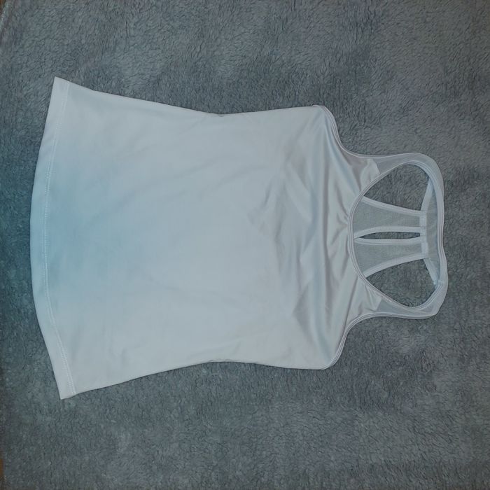 Top alb, marime XS