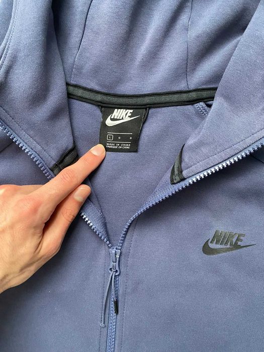 bluza nike tech fleece bleumarin