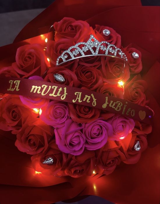 Aranjamente trandafiri sapun   (Doar cu ridicare personala)