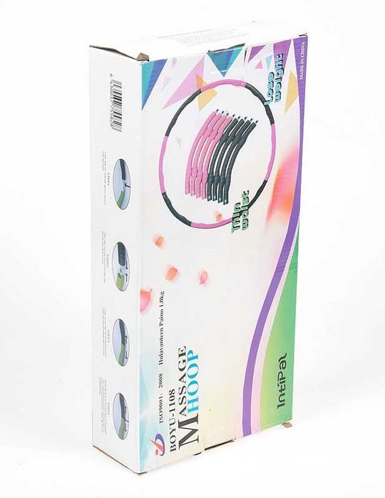 Intipal boyu 1108 Хула-хуп разглобяем с дизайн на вълни, 8 секции