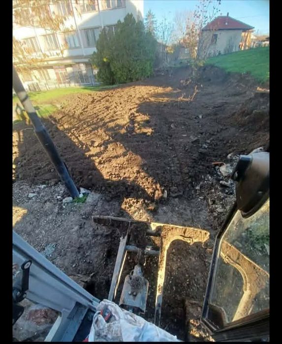 Услуги с мини Багер и Самосвал