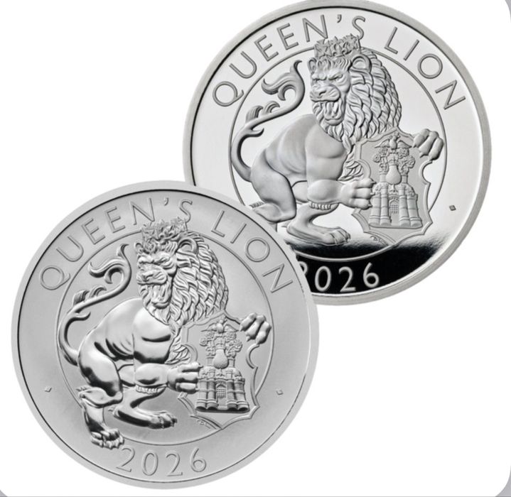 The Royal Tudor  Beasts-Queen’s Lion/Year of Horse 1oz 2026 Antiqued