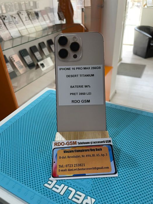 Iphone 16 Pro Max 256Gb Neverlock/Garantie