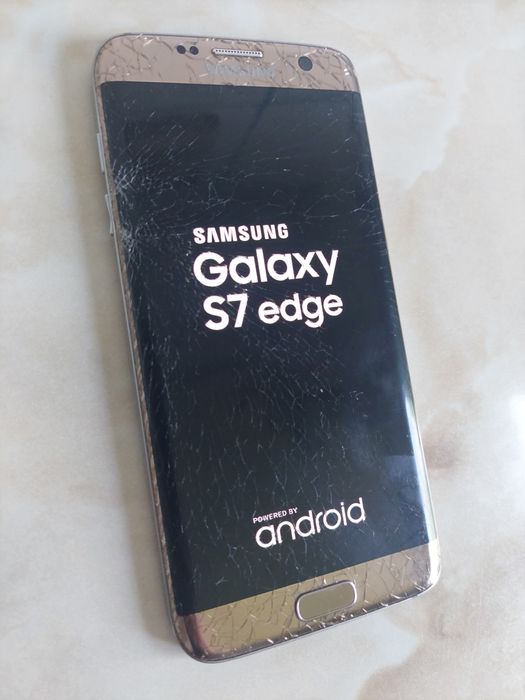 [S7Edge] Vând Samsung Galaxy S7 Edge Gold [eroare la camera selfie] //poze reale