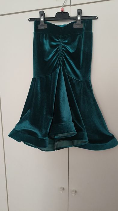 Fusta de dans fetite verde marime 122-140