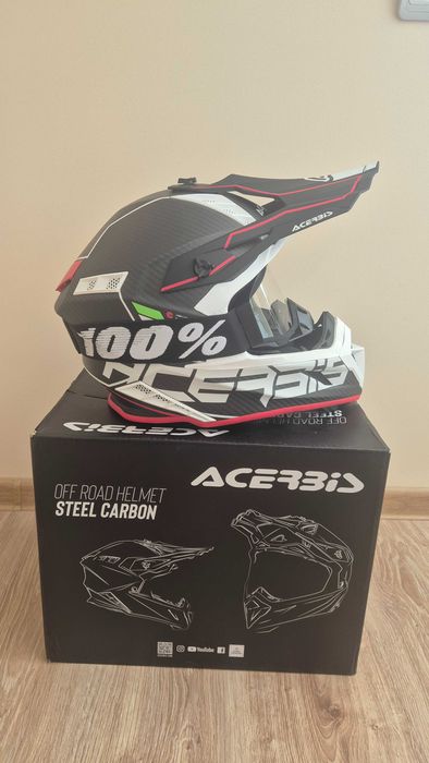 MX Каска Acerbis Steel Carbon размер М