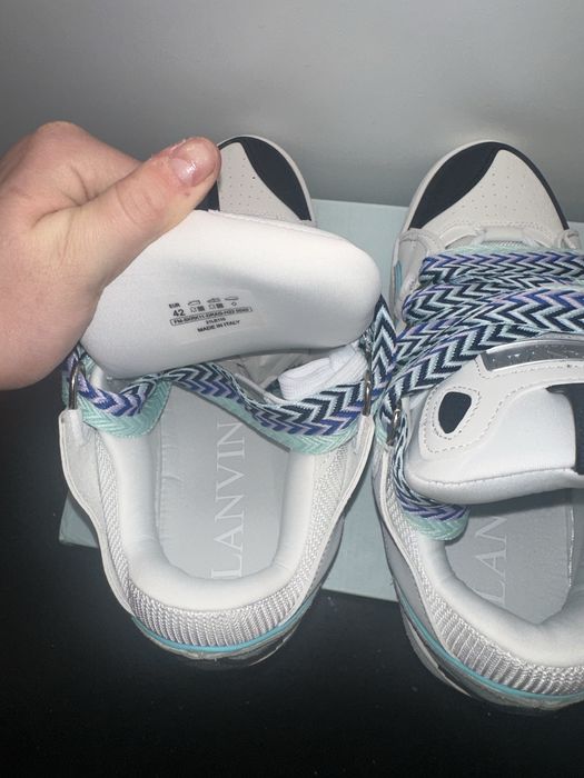 Lanvin Curb alb si albastru