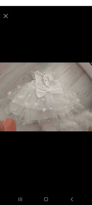 Детска официална рокля размер  68-74