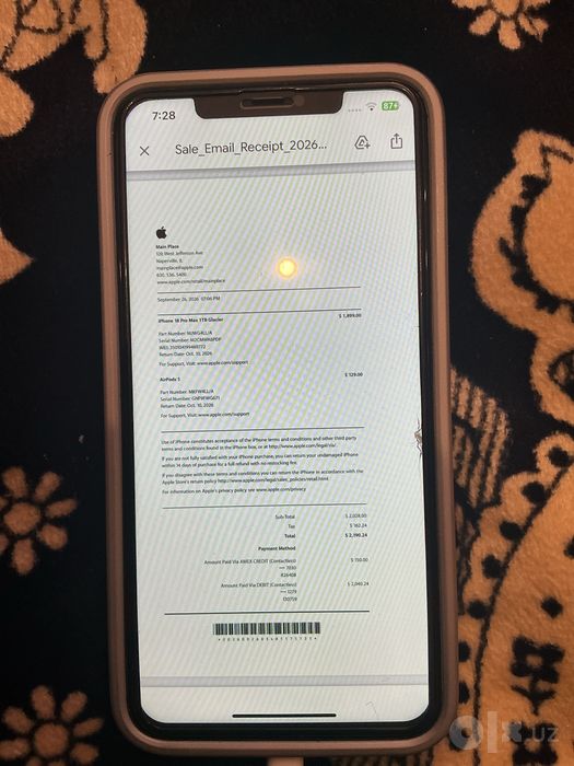 Iphone 18 pro max 1tb