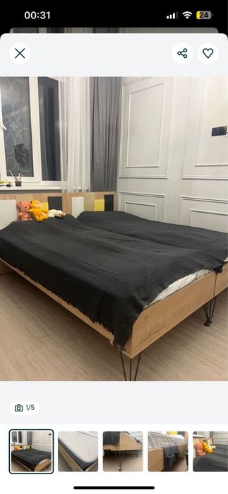 Две односпальные кровати за 135к