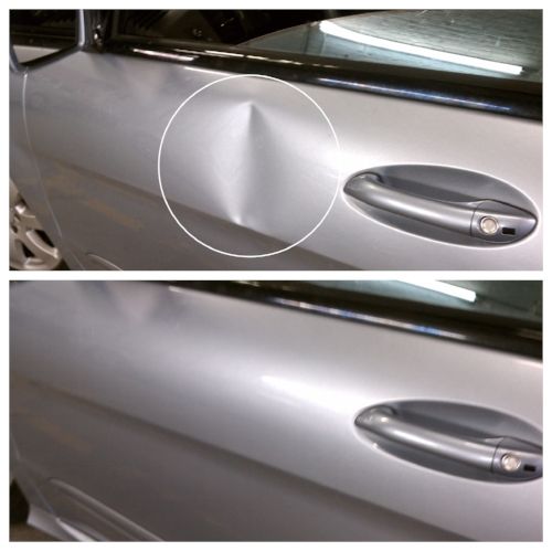 Премахване на следи от градушка  без пребоядисване ПДР .