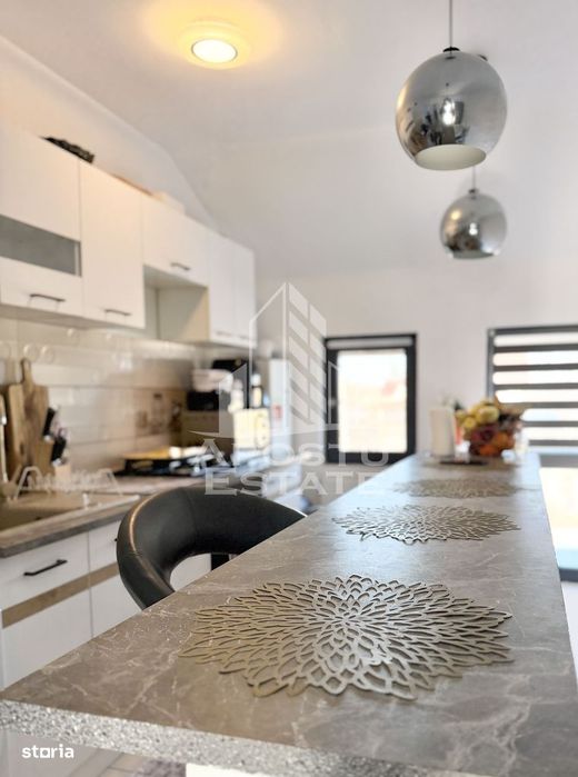 Apartament cu 2 camere complet mobilat si utilat la etajul 1 in Giroc