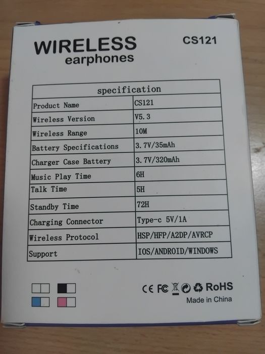 Наушники TWS-CS121