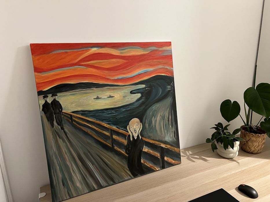 Tablou reproducere Edvard Munch - tipatul (the scream)