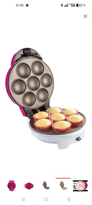 Вафельница Gorenje WCM702PW розовый