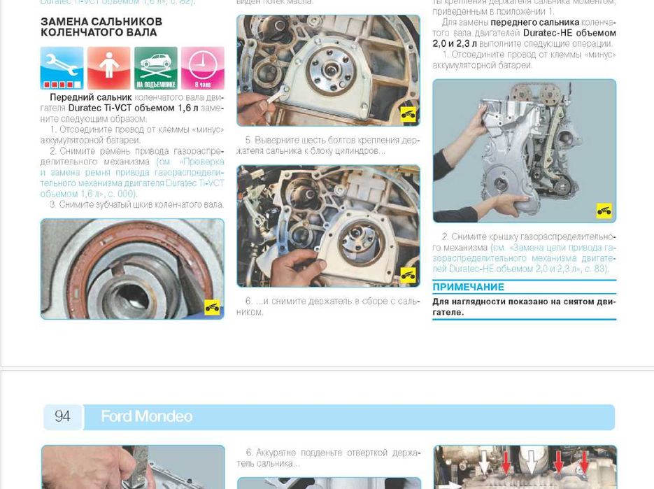 Форд MONDEO-4 модела.Ръководства за техн.поддръжка и ремонт/на СD /