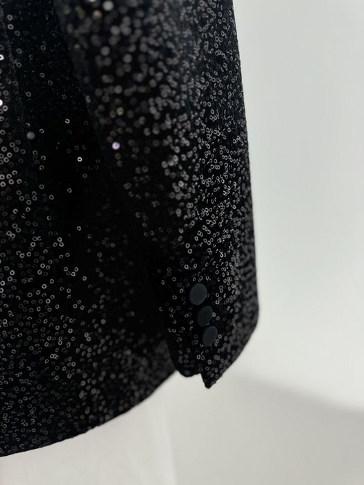 Sacou ZARA cu Paiete Negre – Stare Impecabilă (Elegant / Party)
