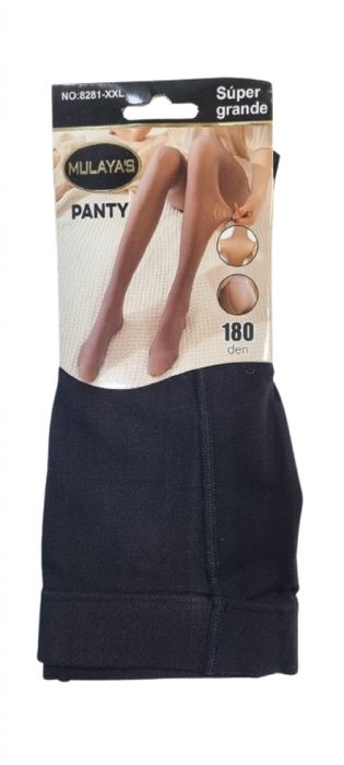 Топъл дамски чорапогащник с подплата Чорапогащи Черен Бежов