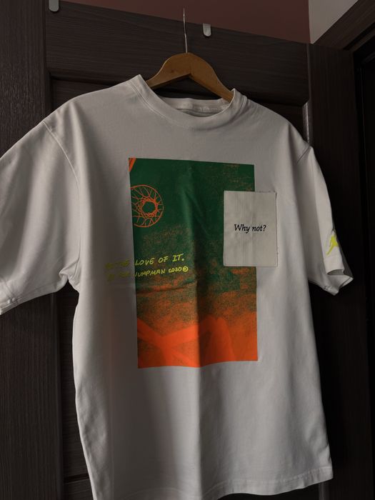 Nike / Jordan бяла тениска