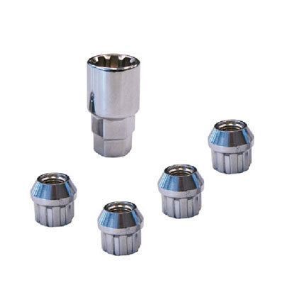 Set piulite auto antifurt Carpoint tip E, M12 x 1,25 conic, Daewoo Nissan Opel Subaru Suzuki