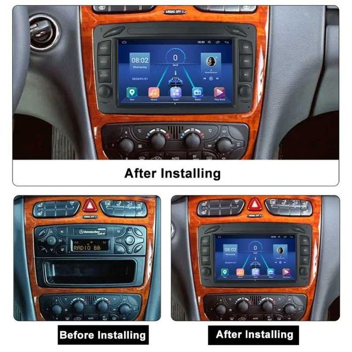 Мултимедия MERCEDES-BENZ C CLASS W203 CLK W209 навигация 7"