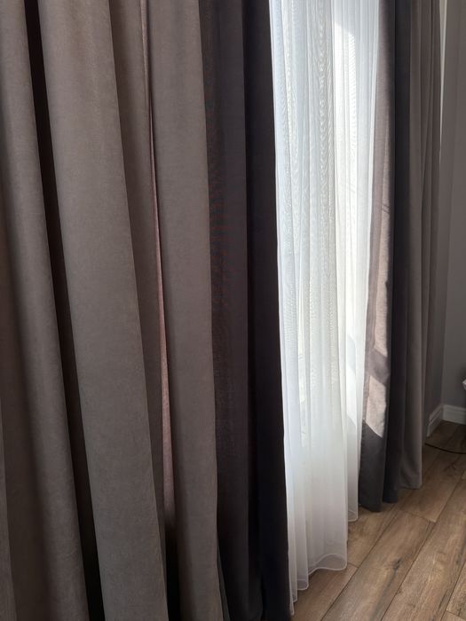 Шторы с тюлью и гардинами