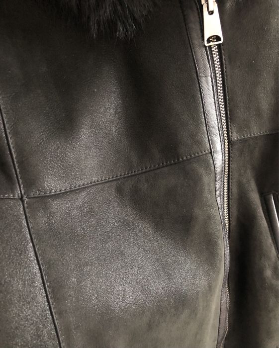 Палто естествен велур