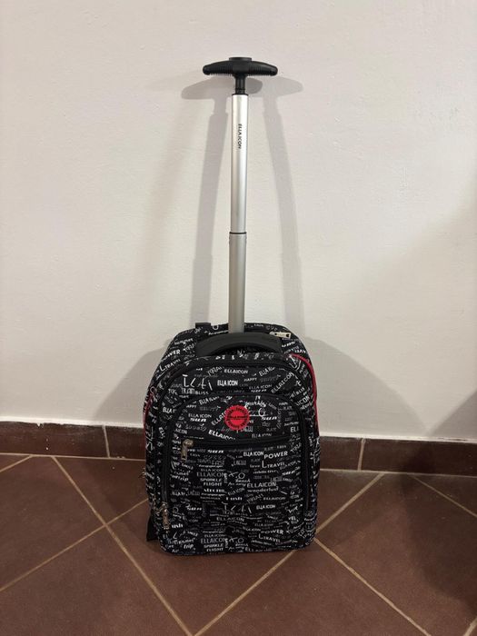 Rucsac Troler  cu. Roti. - Elacoin  produs italia