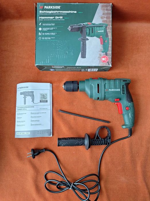 Mașină / bormasina de găurit cu impact Parkside PSBM D5