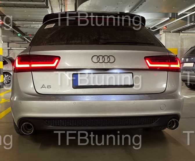 Difuzor bara spate Audi A6 C7 11-14 SLINE S LINE S-LINE S6 RS6 ver2