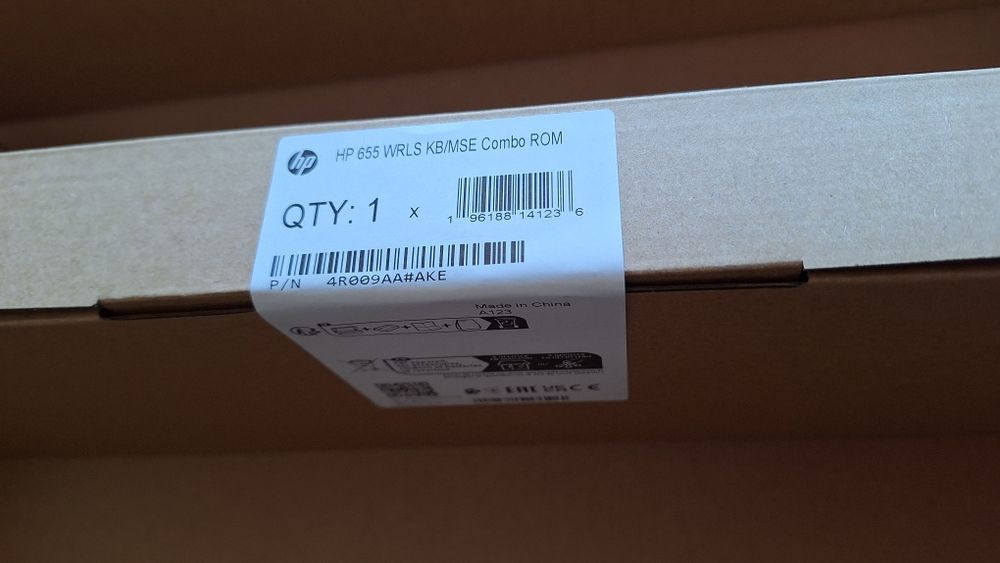 ‼️Kit mouse si tastatura wireless HP 655 SIGILAT