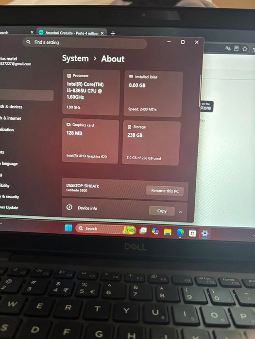 Vand URGENT Laptop Dell 700 lei