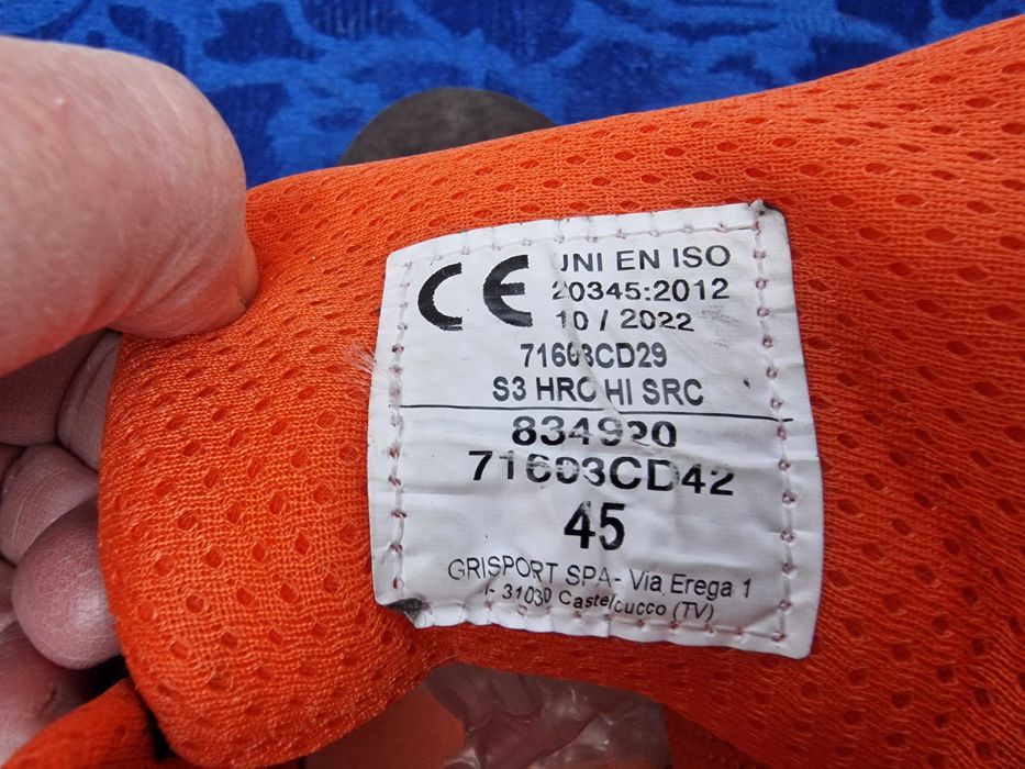 Grisport Safety | ghete cu bombeu bocanci outdoor mar. 45 | 30 cm