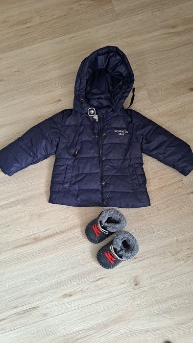 Весенняя куртка + обувь для малышей