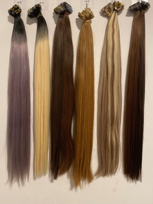 Extensii tape și cheratină Aplic și montez