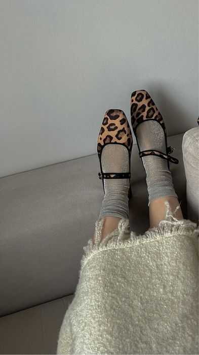 Балетки леопардовые ZARA 36