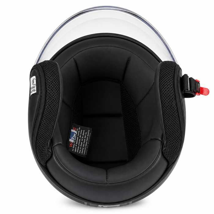 Каска за мотор с визьор YEMA, 5 размера, 3 цвята jet Helmet