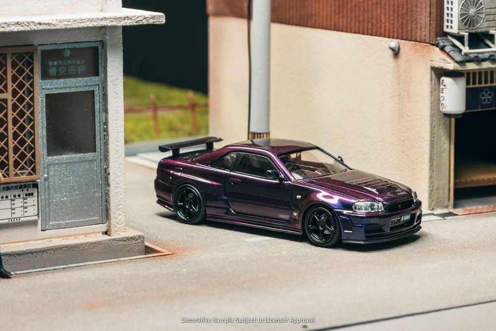 Tarmac x Ignition Mogeл - Nissan NISMO Skyline R34 Z- Tune Midnight Purple