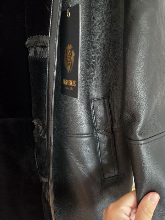 Дубленка кожанная