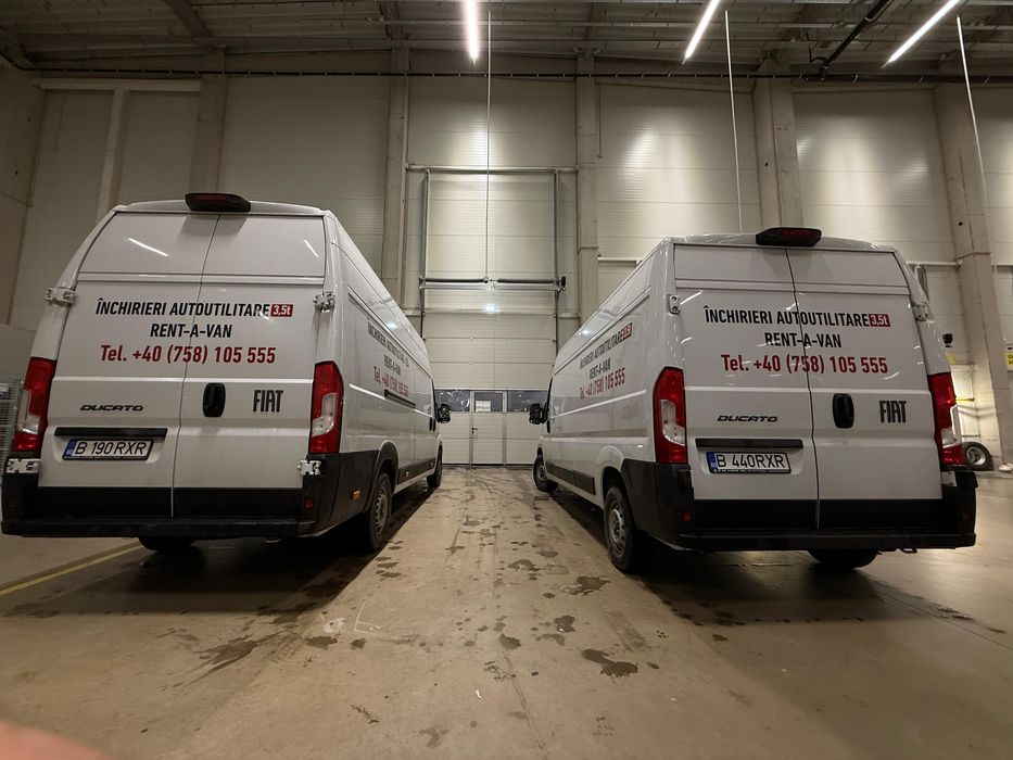 Dube noi de inchiriat / inchirieri autoutilitare 3.5t / rent a van /
