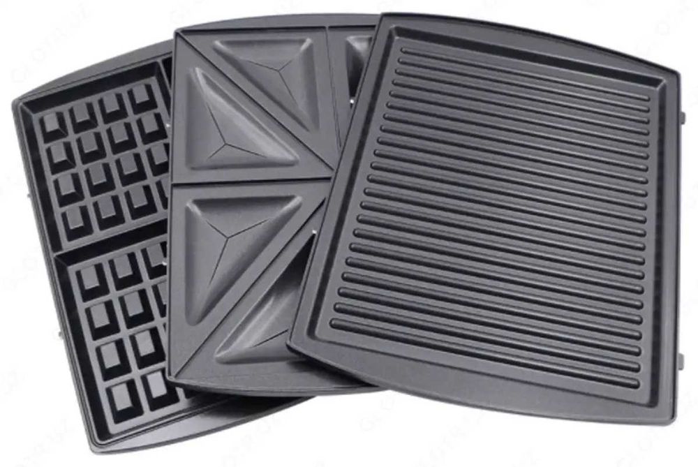 Сэндвичница Haeger HG-236 на 4 порции + 3 подноса.