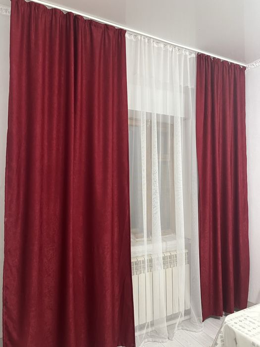 Продам шторы с тюлью
