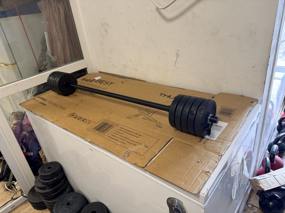 Bara haltera Haltera piept brate biceps triceps geno 14 kg pret promo 150 lei