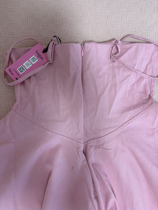 Къса дънкова рокля