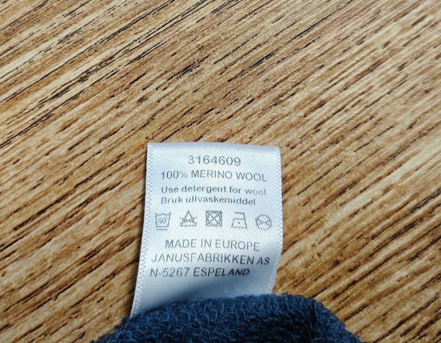 JANUS 100% Мериносова вълна дамска термо фланелка размер XS