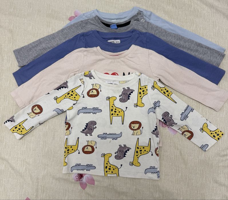 Set 5 x bluze bebe 80 cm